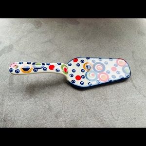 Ceramic server, original handmade polish pottery